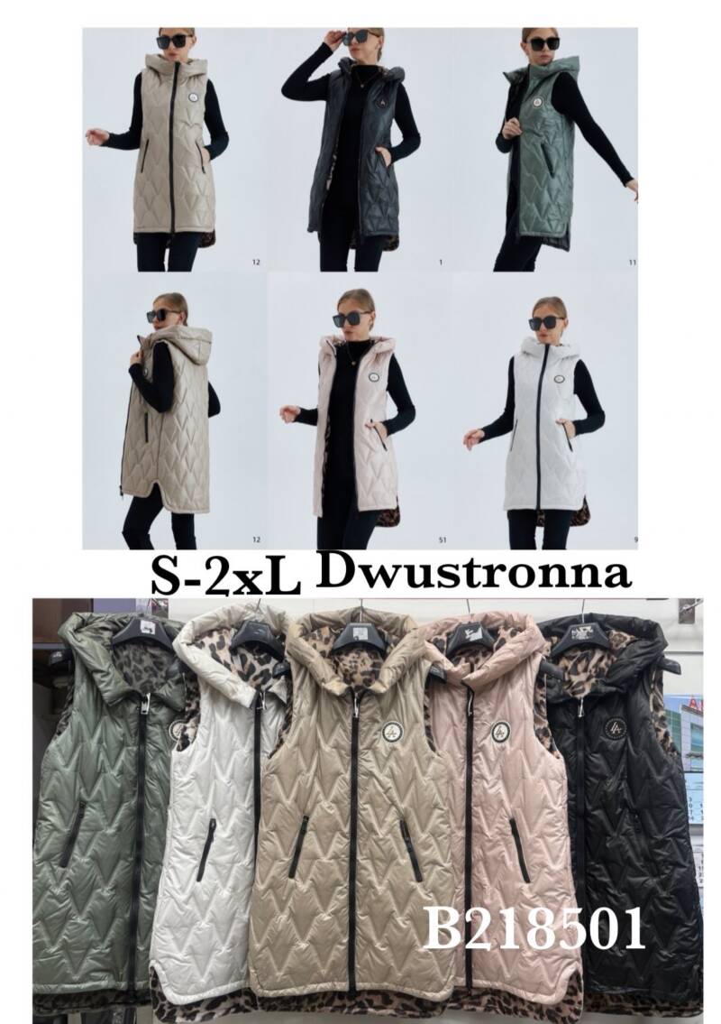 Kamizelka damskie Roz S-2XL, 1 Kolor Paczka 4 szt